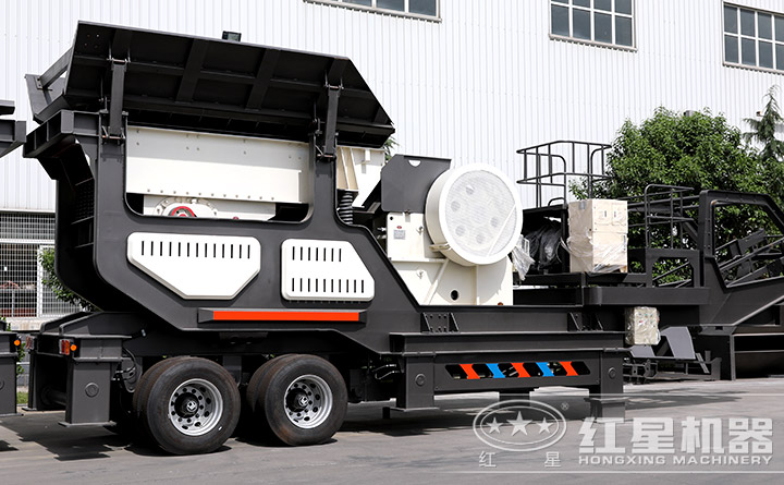 移動(dòng)破碎站設(shè)備實(shí)拍