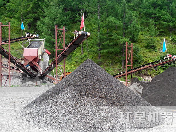 HVI沖擊式制砂、整形機(jī)加工出的石料