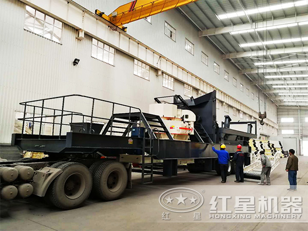 沙場移動車載制砂機(jī)