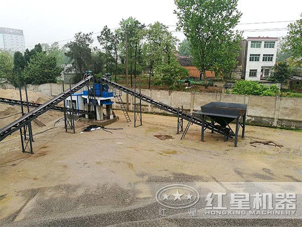 vsi有效制砂機(jī)用戶生產(chǎn)現(xiàn)場(chǎng)