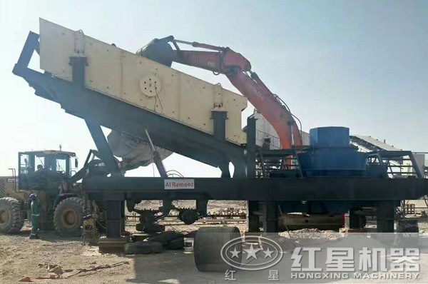 直接開到現(xiàn)場作業(yè)的移動式打砂機(jī)