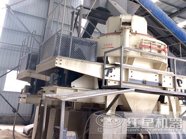 密封制砂作業(yè)現(xiàn)場