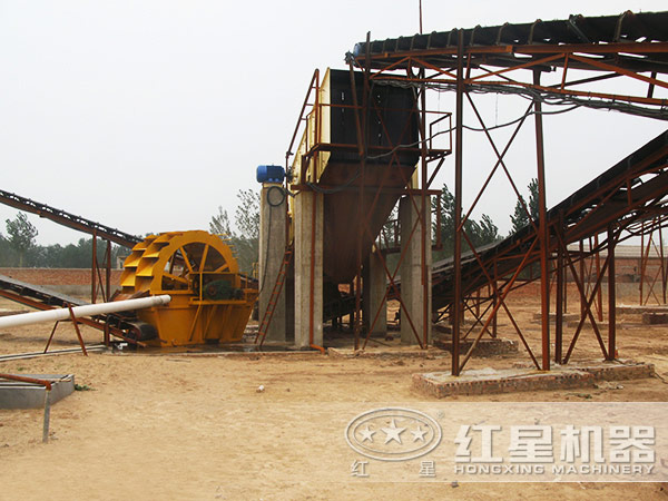 環(huán)保水洗沙設(shè)備客戶(hù)現(xiàn)場(chǎng)