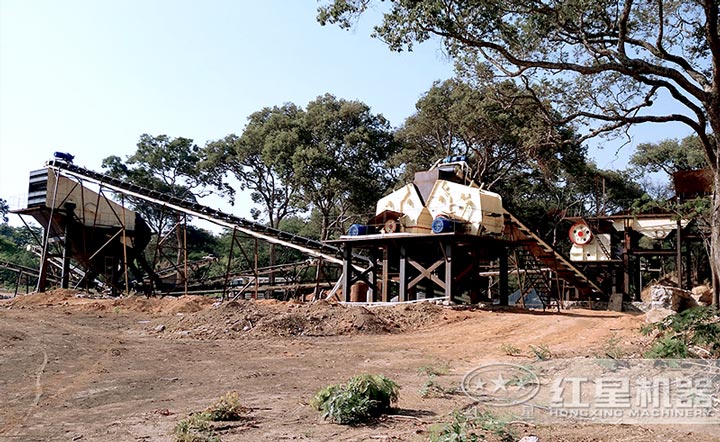 反擊破適合硬度小、濕度小的物料