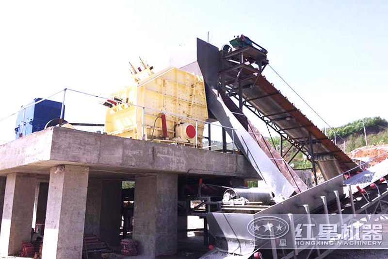 固定式碎石機(jī)客戶現(xiàn)場，可到場參觀