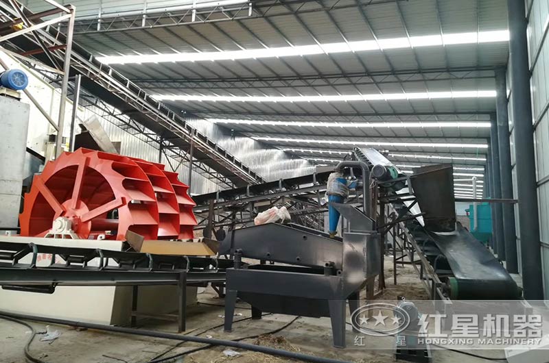 洗砂機(jī)生產(chǎn)現(xiàn)場